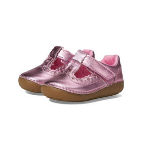 Stride Rite Girls Adira Flat Size 6 Wide Pink Fuchsia Toddler Shoe Mary Jane NIB